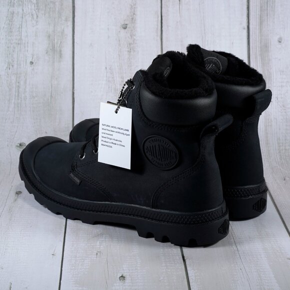 Palladium Pampa Sport Cuff WPS Winter Boots 72992-010 Size 10.5 Women/9 Men - Picture 6 of 10